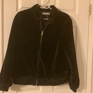 Justfab Furry bomber jacket
